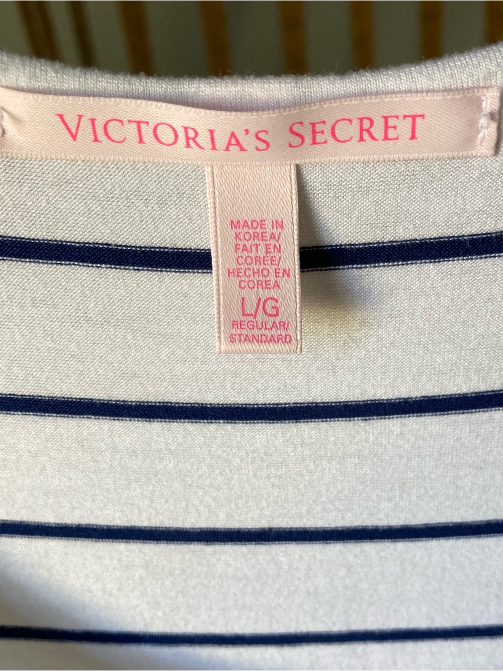 Victoria’s Secret Nautical Stripe Maxi Dress Ruched Tank Dress Large - Picture 5 of 8